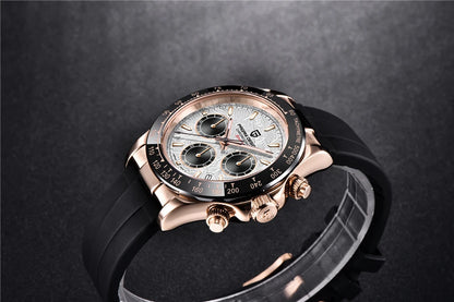 40mm New V2 PAGANI DESIGN Men's Quartz Watches Sapphire Retro Chronograph Stainless Steel Waterproof Watch Men Relogio Masculino.