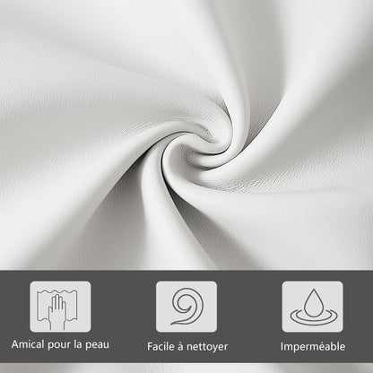 Rosahqnda Kinderbett, gepolsterter Bettrahmen, Krone, Kopfteil, Schubladenschrank, verstellbare Kopfteil-Lederoberfläche