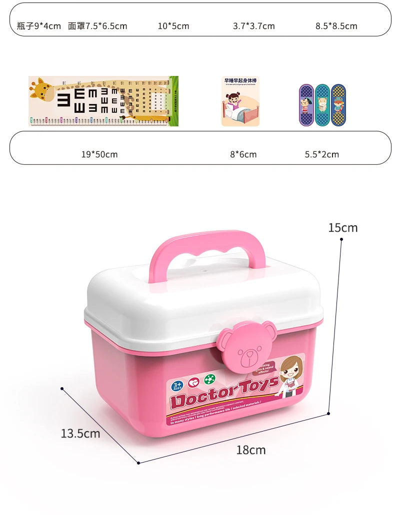 Children Doctor Play Set Simulation Nurse Toy Doctor Accessories for Kids Home Play Toys Doctor Set Toy Gift for Kids Boys Girls.