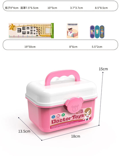 Children Doctor Play Set Simulation Nurse Toy Doctor Accessories for Kids Home Play Toys Doctor Set Toy Gift for Kids Boys Girls.