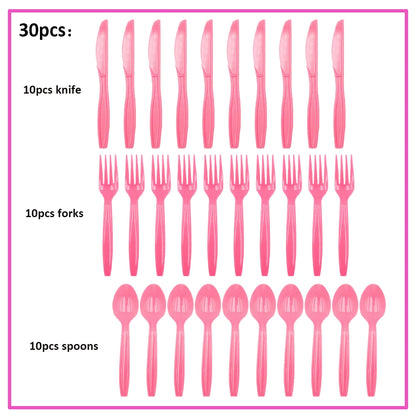 Disney Minnie Mouse Birthday Party Decoration Pink Minnie Paper Cups Plates Napkin Tablecloth Tableware Balloosn Baby Shower Kid.