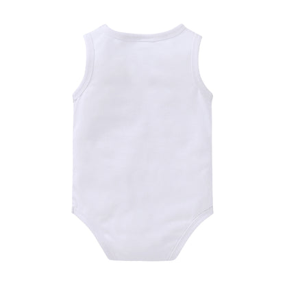 2025 Kleinkind Baby Mädchen Jungen Body 100 % Baumwolle 1 Stück 2 Stück 3 Stück Sling Weste Design Neugeborene Kleidung.