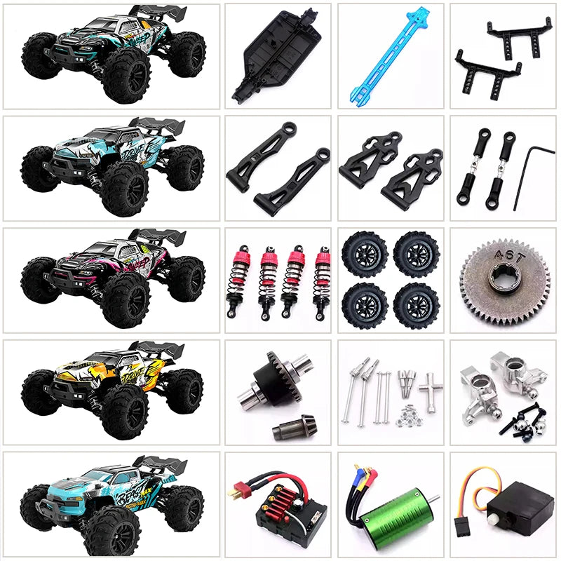 16101 16102 PRO SG116 PRO SG116MAX 16103 Q130 Original Parts Drive Shaft/gear/bearing/motor/servo/tire/steering Cup/swing Arm.