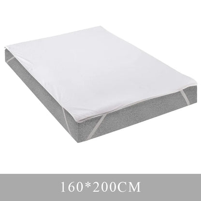 Waterproof Throw Mattress Cover Mattress Protector Covers  Pad Washable Mattress Bed Protector with Elastic Band Single/Double.