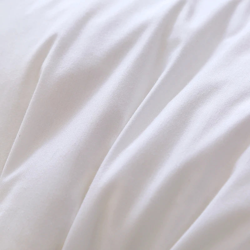 100% Cotton Goose Down Feather Sofa Cushion Bed Pillow Hotel Memory Cushy Support Hypoallergenic for Side Sleepers.