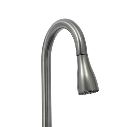 75 cm große Küchenspüle aus Edelstahl, Haushaltsspülbecken-Set mit großem Fassungsvermögen und mehreren Zubehörteilen, 3 Wasserausgangsmodi