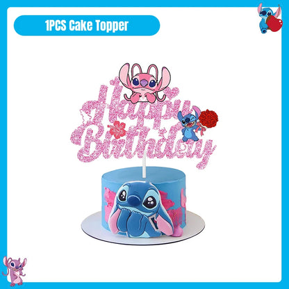Disney Lilo und Stitch Geburtstag Party Dekoration Geschirr Tasse Teller Tischdecke Luftballons Thema Party liefert Banner Hintergrund