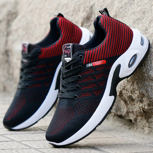 Professional Running Shoes For Men Lightweight Men's Designer Mesh Sneakers Lace-Up Male Outdoor Sports Tennis Shoe.
