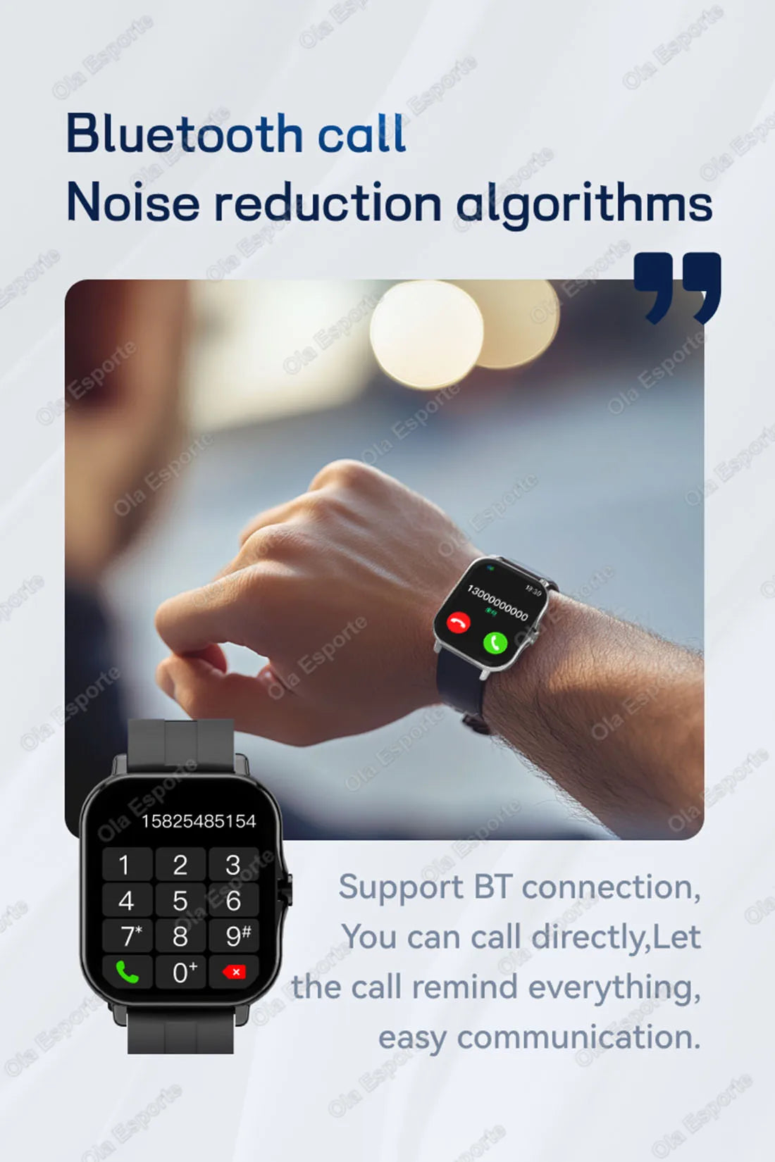 Outdoor Sports Smart Watch Wireless Calling Information Reminder Wallpaper Change Men's and Women's Waterproof Smartwatch 2025.