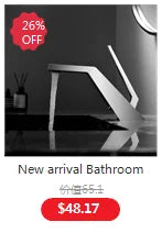 BAKALA Luxury  Mirror Matte  Black White Bathroom Faucet Basin Sink Tap Wall Mounted Square Brass Mixer LT-320BR