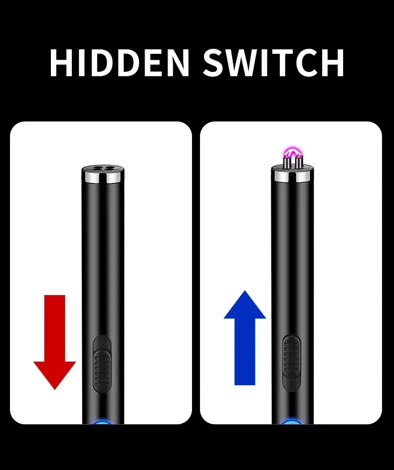 Outdoor Portable Pulse Ignition Gun, Gas Stove Candle BBQ Cooking Kitchen Double Arc Lighter, USB Electronic Lighter.