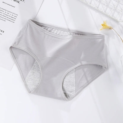 Women's menstrual briefs large flow postpartum water absorption leakproof briefs women's pure cotton menstrual briefs lingerie