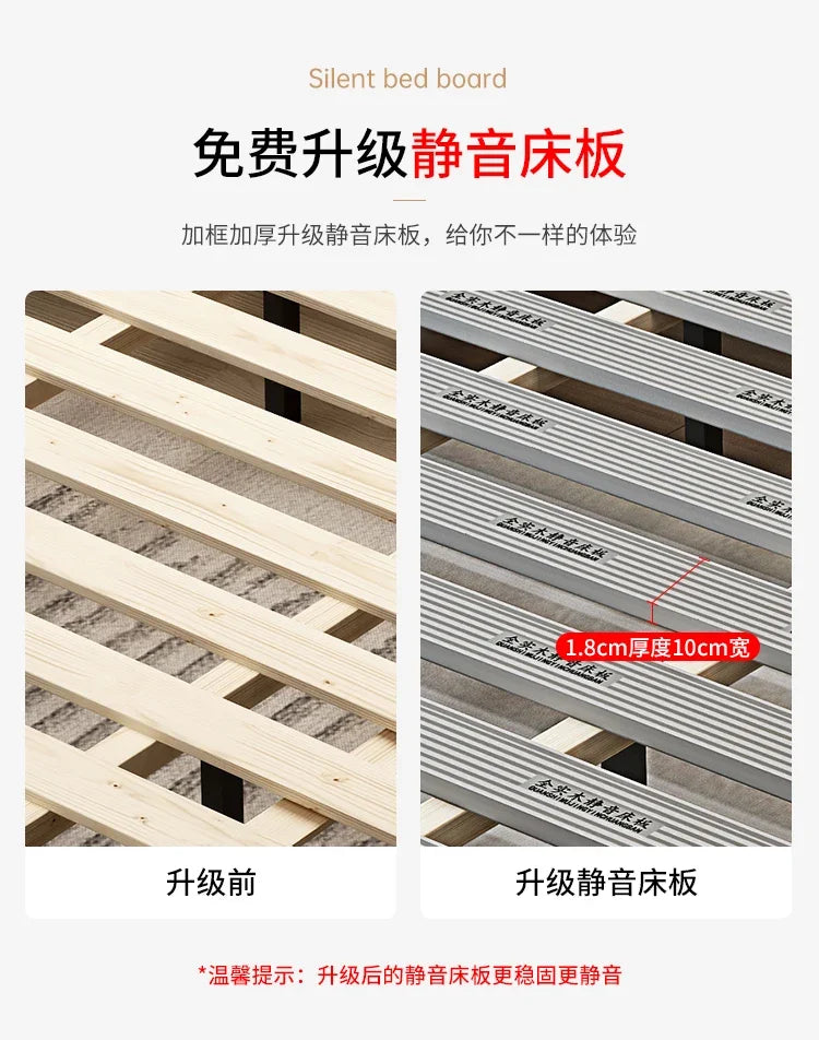 Luxuriöses Doppelbett mit Rahmen, 200 x 200 cm, King-Size-Bett, beleuchtet, 180 x 200, Queen-Size-Bett, luxuriöses, modernes, voll beleuchtetes 2-Personen-Schlafzimmer-Wohnmöbel