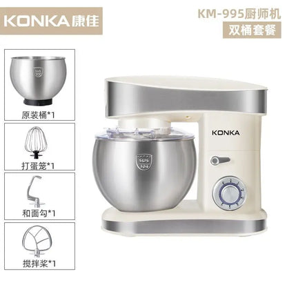 1500W stand Chef Machine mixer Multifunctional  Commercial Mixer Dough Mixer Household Small Automatic New electric blender 220V