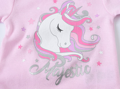 3/6 Stück viel Baby-Kleidung für Mädchen, Gastronomie, Baumwolle, kurzärmelig, Mädchen-Body, 0–12 Monate, Neugeborene, Jungen-Kleidung, Kleinkind.