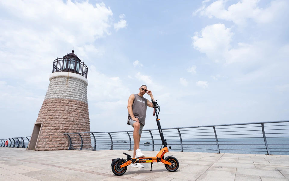 RCB electric scooter D7/D7 PRO ABE (premium version), NFC/ Turn Signal/APP, 500W Motor Peak 1600, 3 Speeds E Scooter for Adults.