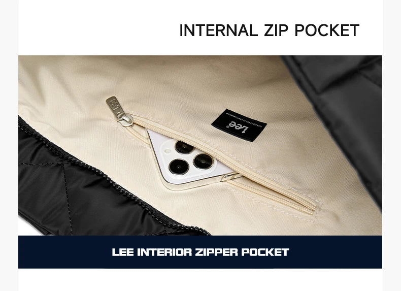 LEE Large Soft Puffer Bag Women Big Size College Students Laptop Book Quilted Tote Bag Lady Down-filled Shopping School Bags.