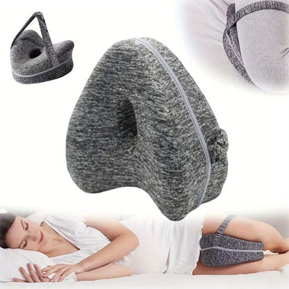 Memory Foam Leg Knee Foam Support Pillow Side Sleeper Sciatica Orthopedic Sciatica Back Hip Relief Pillow For Bed Sofa.