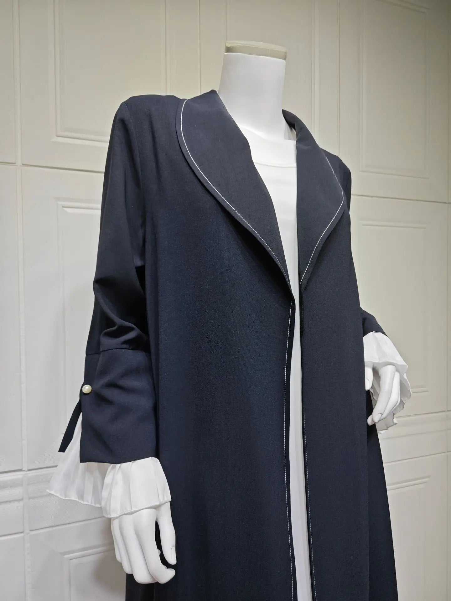 Eid Djellaba Ramadan Muslim Women Maxi Dress Dubai Open Abaya Kimono Cardigan Turkey Kaftan Kebaya Caftan Marocain Femme Robe.