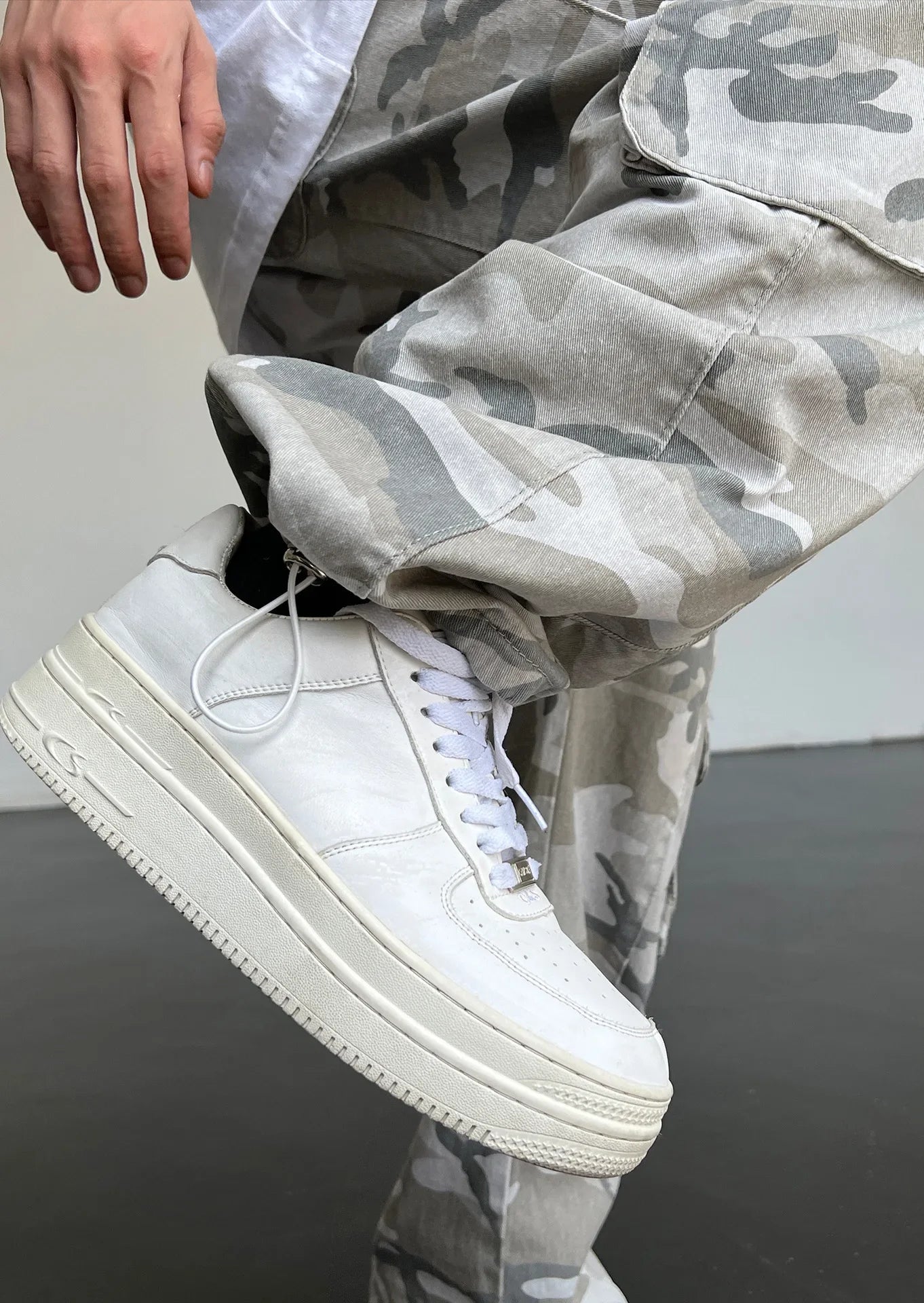 Vintage Amerikanischen Stil Camouflage Hosen männer Lose Gerade Bein Cargo Hosen Casual Hosen Hip Hop Streetwear Waschen.