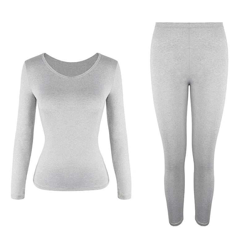 Women Thermal Underwear Set 2 pack Long Johns Ultra Soft Fleece Lined Base Layer Keep Warm Cold Weather Top Bottom﻿.