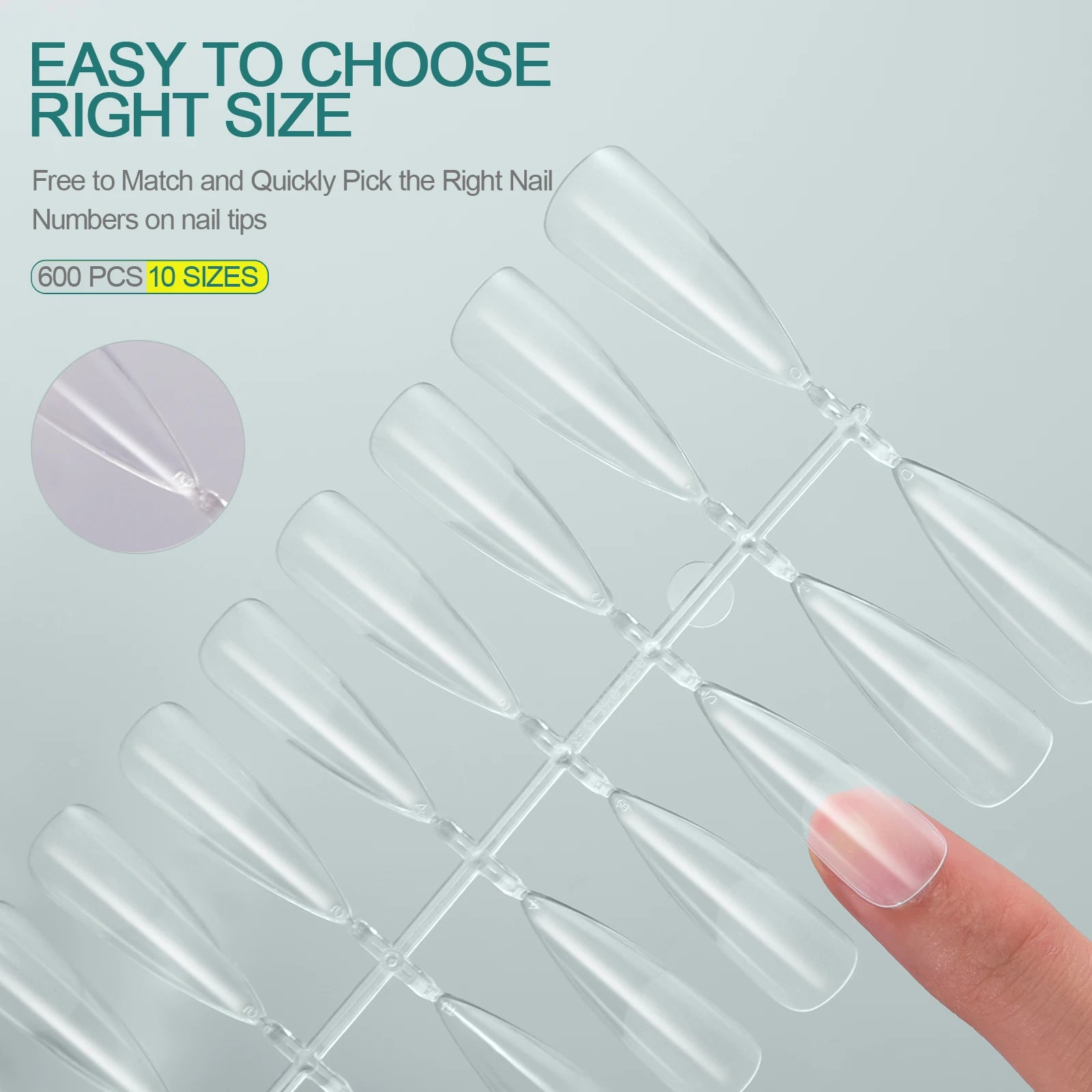 Nailpop 120pcs Acrylic Nails Fake Capsule Short Almond Coffin Square Artificial Nail Extension Soft Gel Tips Accessories Tools.