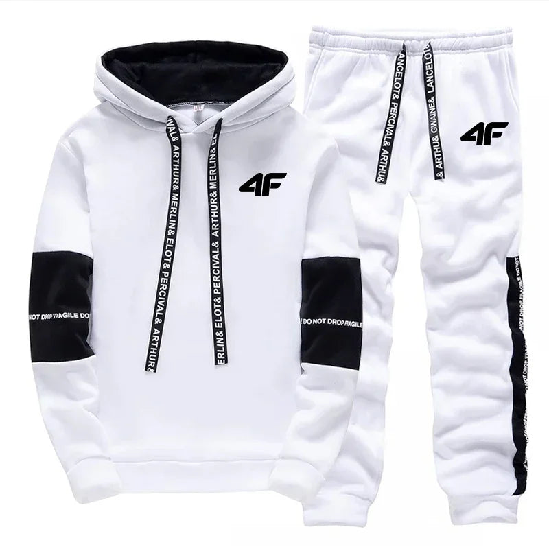 Sports Men's Tracksuit Hooded Long Sleeves Casual Single Piece Sweatshirts And Daily Hot Sale Sweatpants Comfort Outdoor Jogging.