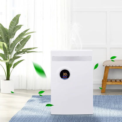 220V Dehumidifier Portable Air Dryer Machine Bedroom Bedroom Moisture Absorption Drying w/1.0-2.5 Liters Water Tank.