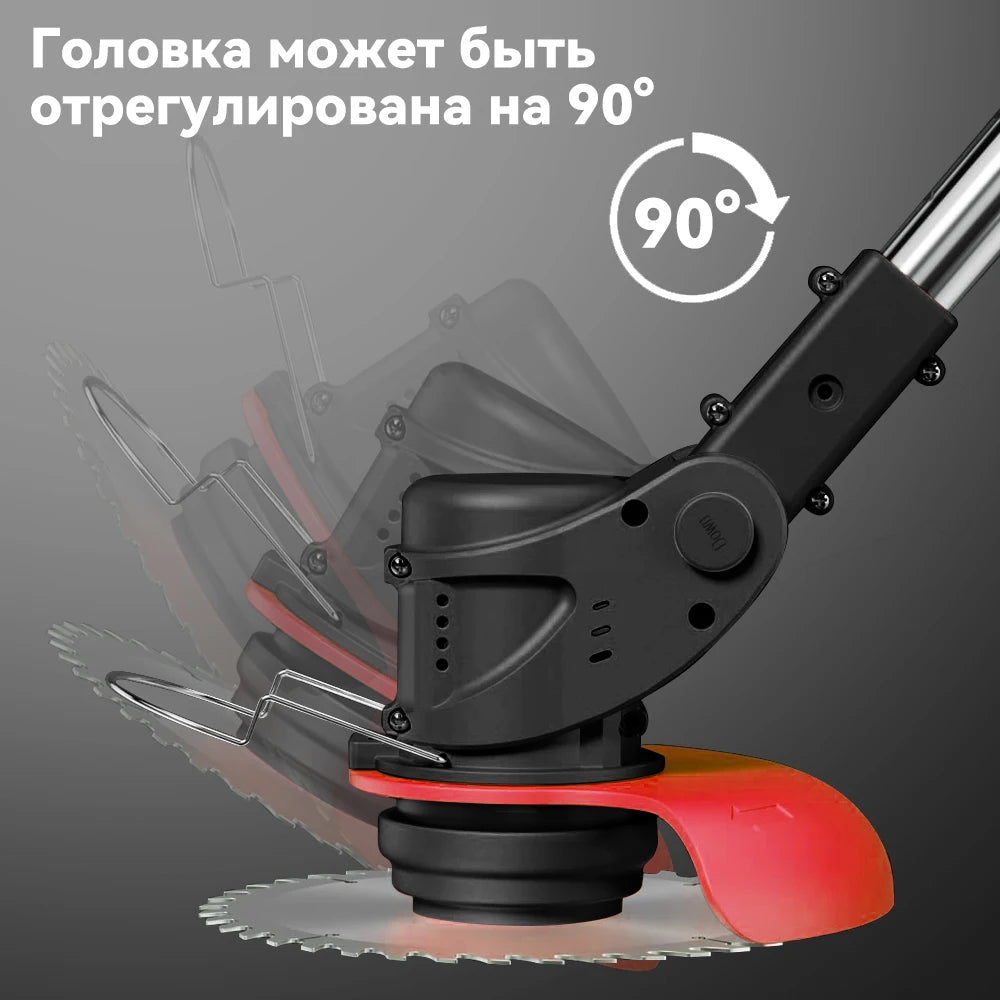 Bürstenloser elektrischer Rasenmäher, 18.000 U/min, kabelloser Rasentrimmer, Rasenmäher, Astschneider, Gartengeräte zum Reinigen von Unkraut