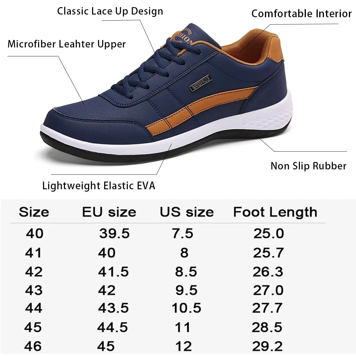 Men Shoes Walking Sneakers Leisure Male Sports Shoes Non-Slip Footwear Tennis For Men.
