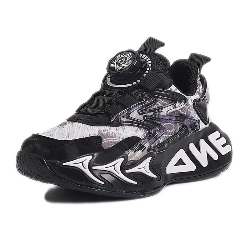 Fashion Print Children Shoes Boys Sneaker Autumn PU Leather Luxury Kids Casual Sneaker Platform Sports Tennis Shoes for Boy.