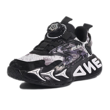 Fashion Print Children Shoes Boys Sneaker Autumn PU Leather Luxury Kids Casual Sneaker Platform Sports Tennis Shoes for Boy.