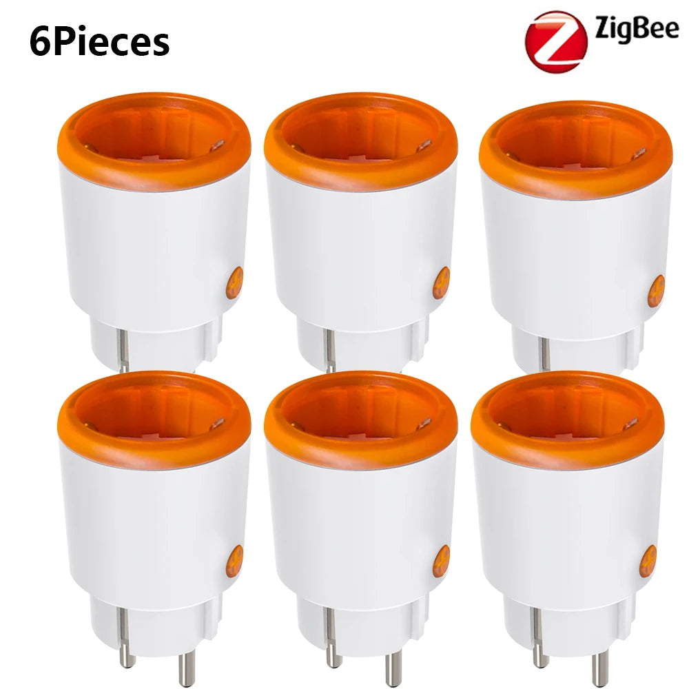 Zigbee Smart Plug 16A EU Smart Steckdose mit Power Monitoring Timing Funktion Sprachsteuerung über Homekit Alexa Google Home Yandex