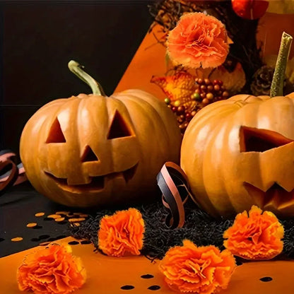 2,17 Zoll mexikanische Ringelblume künstliche Blumen Tag der Toten DIY Girlande String Halloween Diwali Party Home Outdoor Dekoration.