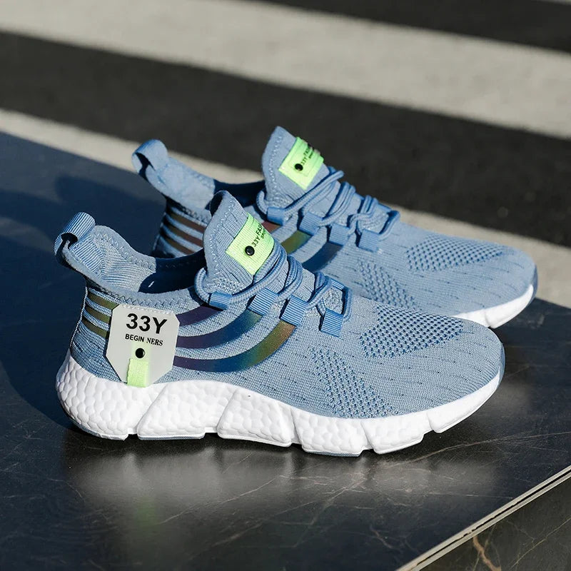 Men Casual Sports Shoes Breathable Lightweight Sneakers Summer Outdoor Tennis Running Walking Shoes Male Vulcanized Shoes Man.