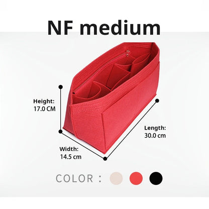 Purse Organizer Insert for Handbags, Felt Bag Organizer for Tote & Purse, Tote Bag Organizer Insert, for lv neverfull