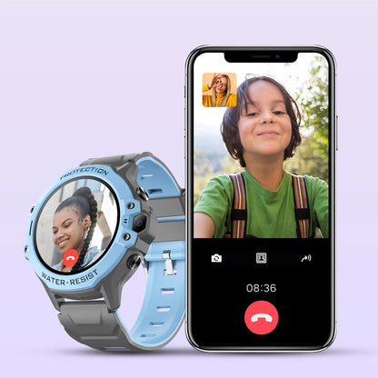 VALDUS 2025 New VK55 4G Children Smartwatch SOS Emergency Call GPS Electronic Fence 0.3 Mpix Camera SIM Card Children Smartwatch.