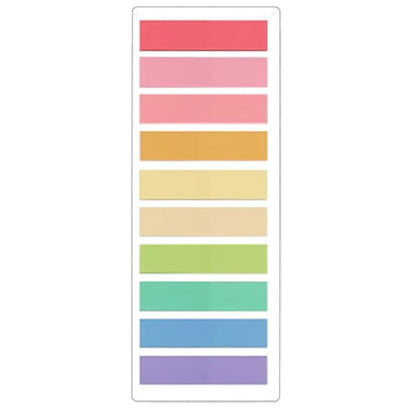 2400S Transparent Bunte Index Kreative Notizblöcke Büro Schule Schreibwaren Selbstklebende Aufkleber Haftnotizblöcke.