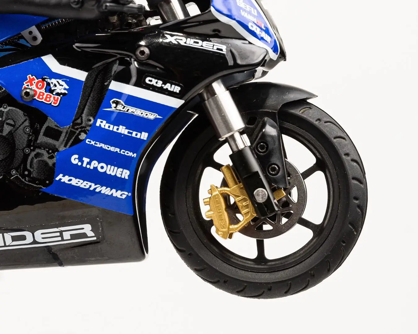 RC X-Rider 1/10 Remote Control GP Motorcycle CX3-EVO Brushless with Gyroscope High Speed Violence Model Rc Cars for Adults.