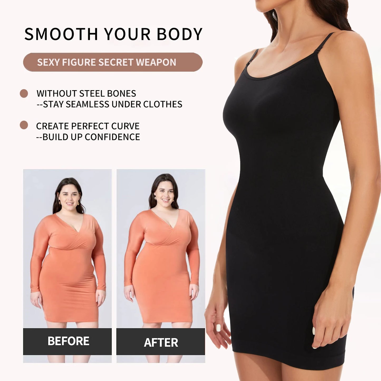 FITTOO Hosenträger Kleid Frauen Body Shaper Bauch-steuer Ärmellose Rock Abnehmen Taille Tops Weibliche Streetwear Sexy Weibliche Neue.