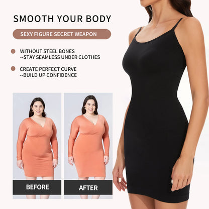 FITTOO Hosenträger Kleid Frauen Body Shaper Bauch-steuer Ärmellose Rock Abnehmen Taille Tops Weibliche Streetwear Sexy Weibliche Neue.