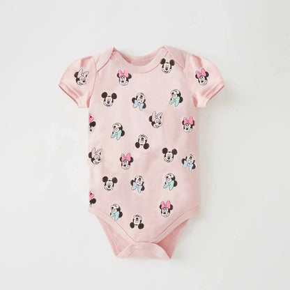 Sommer Baby Body Mickey und Minnie Neugeborenen Baby Kleidung Taste Design Baby einteiliges für 0-24 Monate Baby junge Mädchen Kleidung.