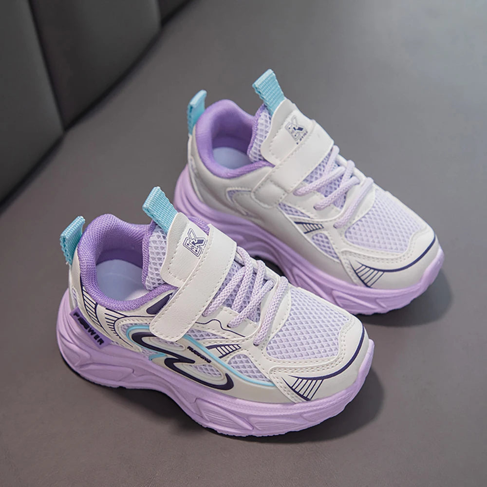 Autumn Children Sport Shoes Mesh Breathable Teenager Kid's Sneakers Boy's Girl's Running Shoes Trend Fashion Sport Shoes.