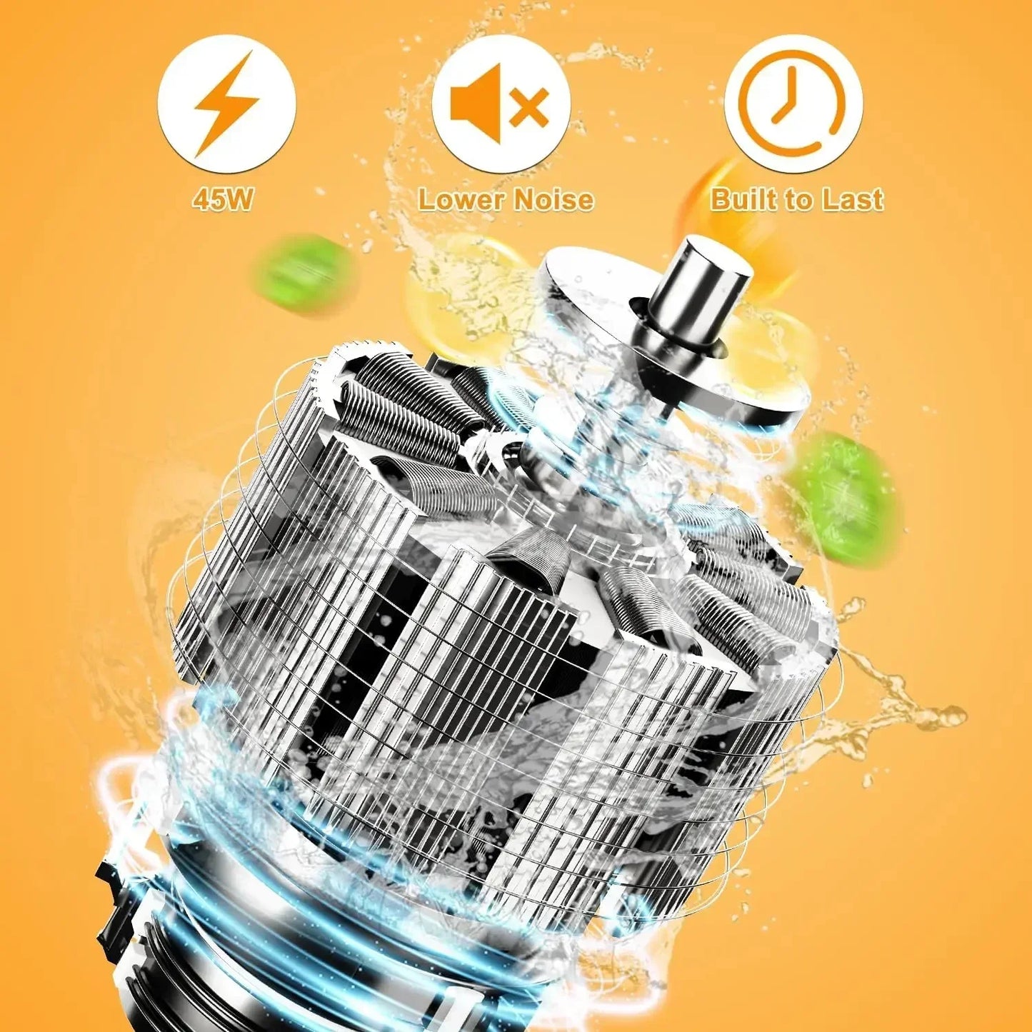 Portable Electric Juicer USB Charging Orange Lemon Fruit Blender Mini Household Juice Squeezer Mixer Citrus Juicer for Travel.