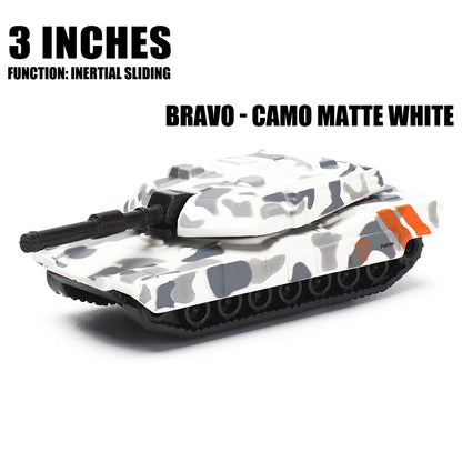 Maisto 3-inch military series model Tank armored vehicle classic static car alloy die-casting car model collection gift toy.