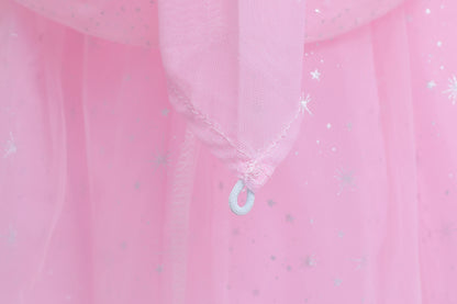 Baby Mädchen elegante Einhorn Blumen Grafik druck Mesh Kleid Kleid Kleidung für Leistung Party Geschenk Mädchen Frühling/Sommer