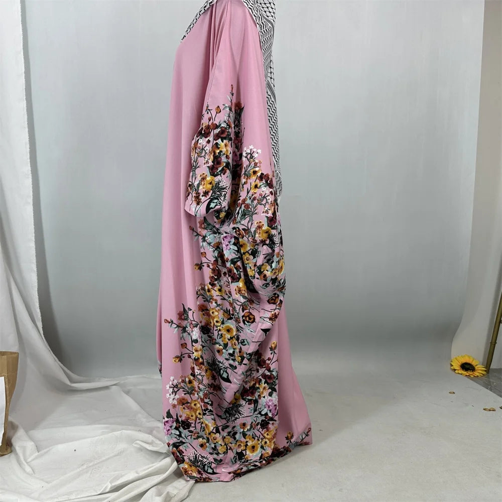 Ramadan Plus Size Abaya Damen Dubai Luxury Islam Arabic Women Muslim Maxi Dresses Clothing Kebaya Kaftan Robe Femme Musulmane.