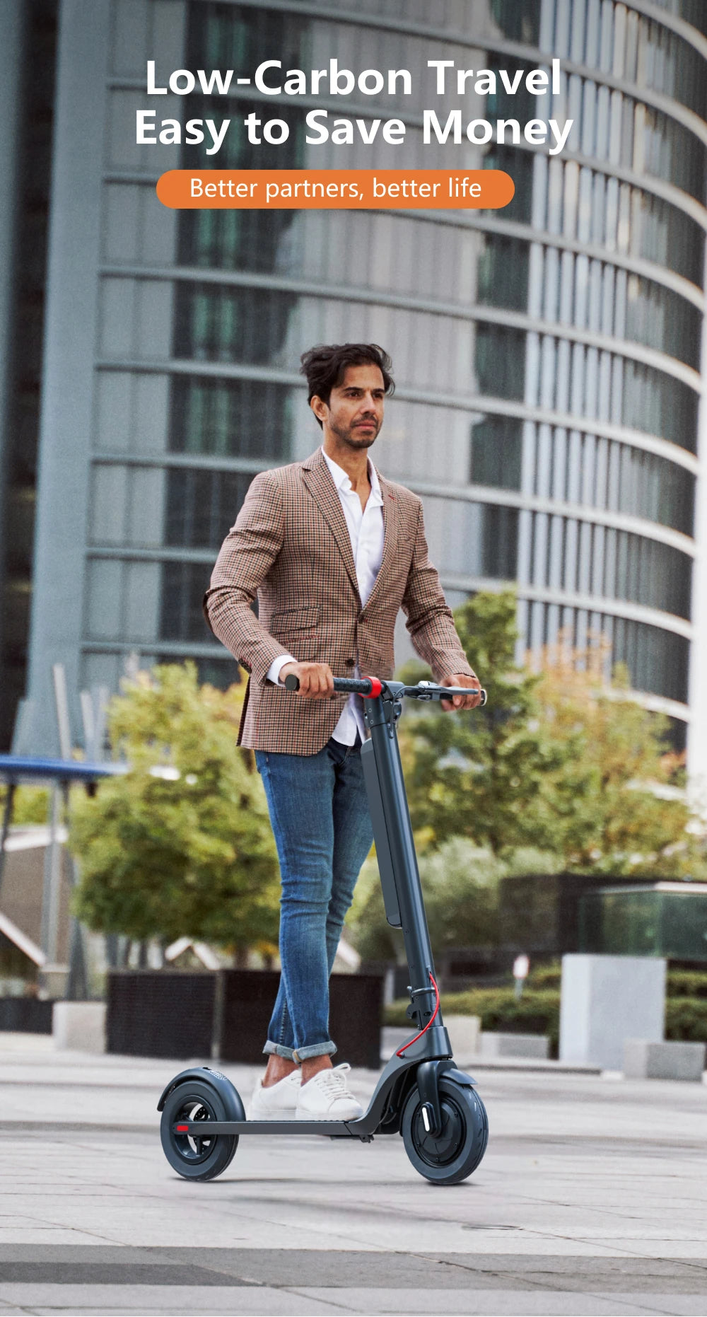 HX X8 Powerful Electric Scooter 350W 10AH 36V Removable battery EScooter Foldable 10.0 inch Wheel Self-Balance E Scooter.