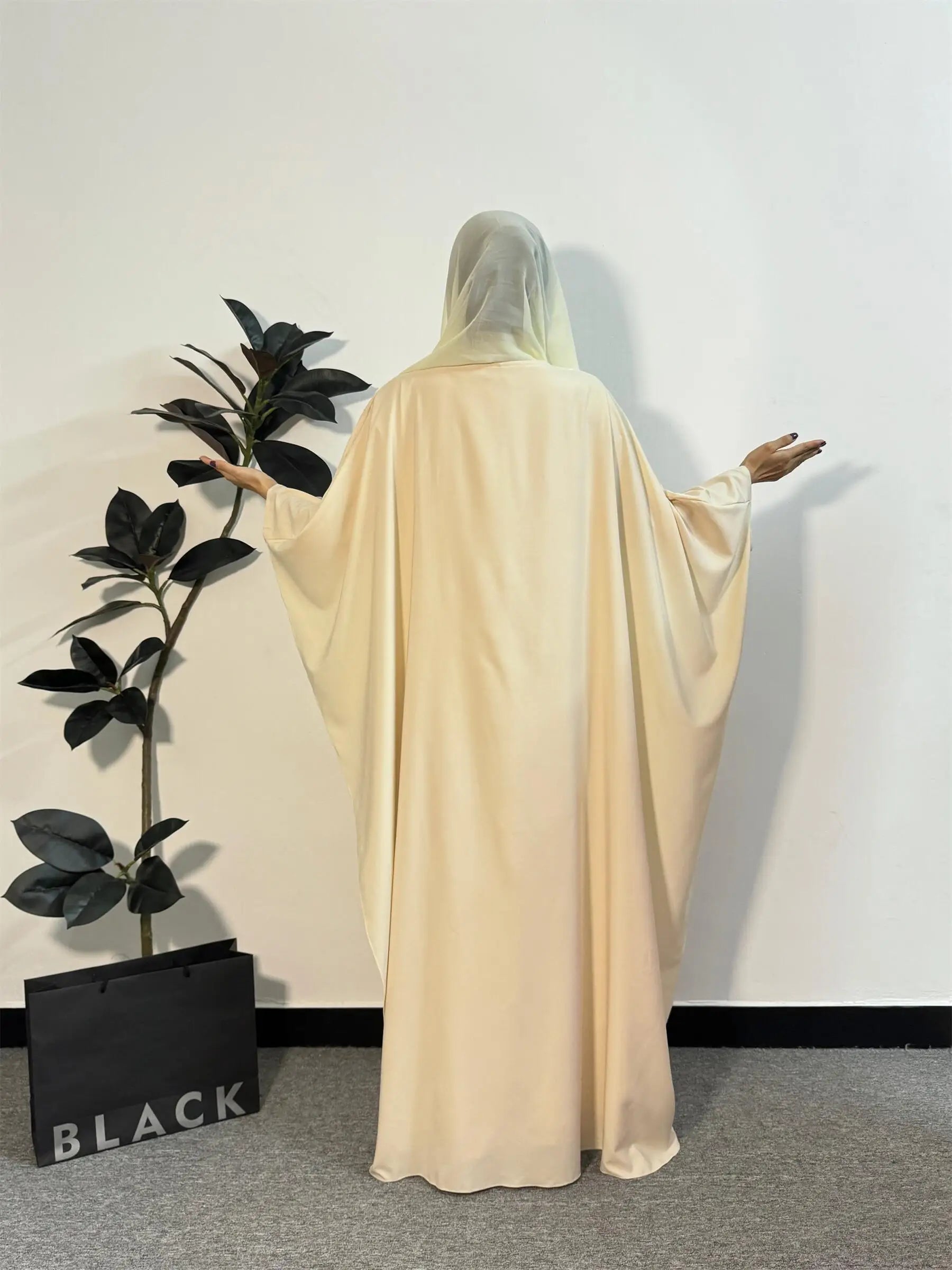 Muslim Dresses Loose Prayer Maxi Dress Muslim Abayas Women Jilbabs Kaftan Casual Solid Robe Islamic Ramadan Dresses.