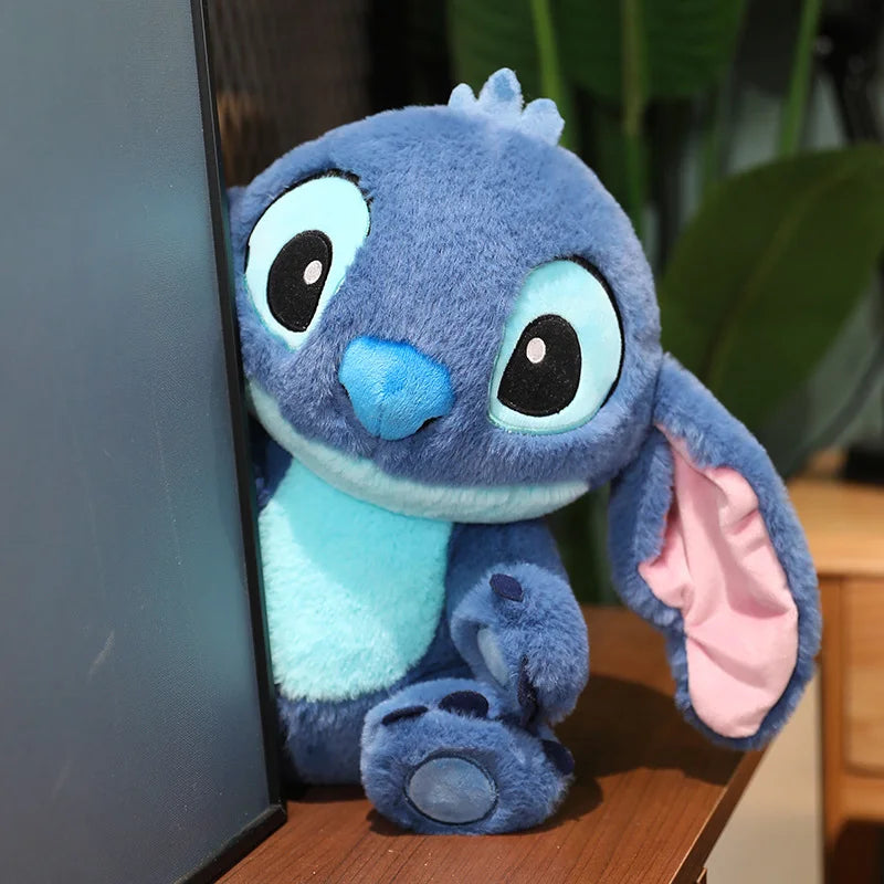Soft Disney Lilo and Stitch Stuffed Stitch Plush Toy Lovely Stitch Christmas Cuddly Pillow Soft Angel Plushie Xmas Gift Girl